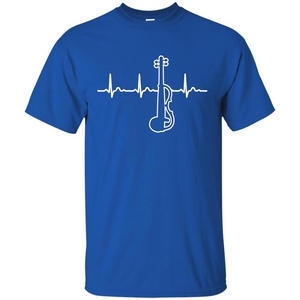 Electric Violin Heartbeat T-Shirt Special Instrument T-shirt