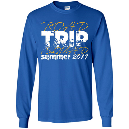Summer T-shirt Road Trip Squad Summer 2017 Royal