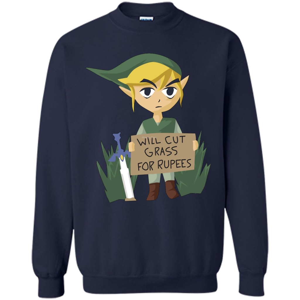 Video Games T-srhit Will Cut Grass For Rupees T-shirt Navy