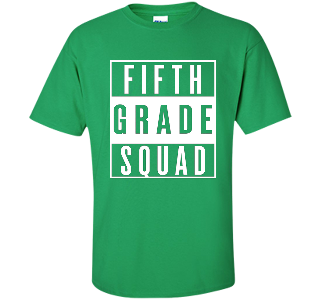 Fifth Grade Squad T-shirt Irish Green