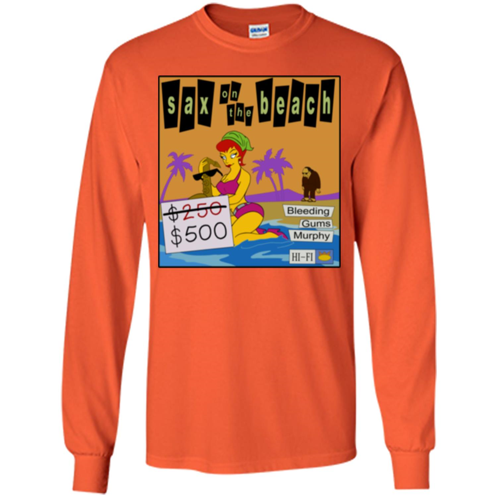 Sax on the Beach Discount Edition T-shirt Orange