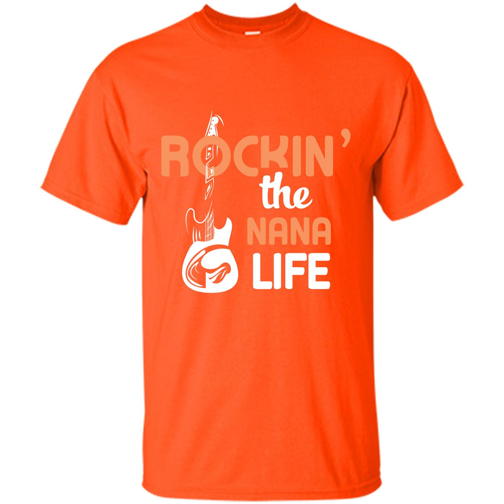 Nana T-shirt Rockin’ The Nana Life Orange
