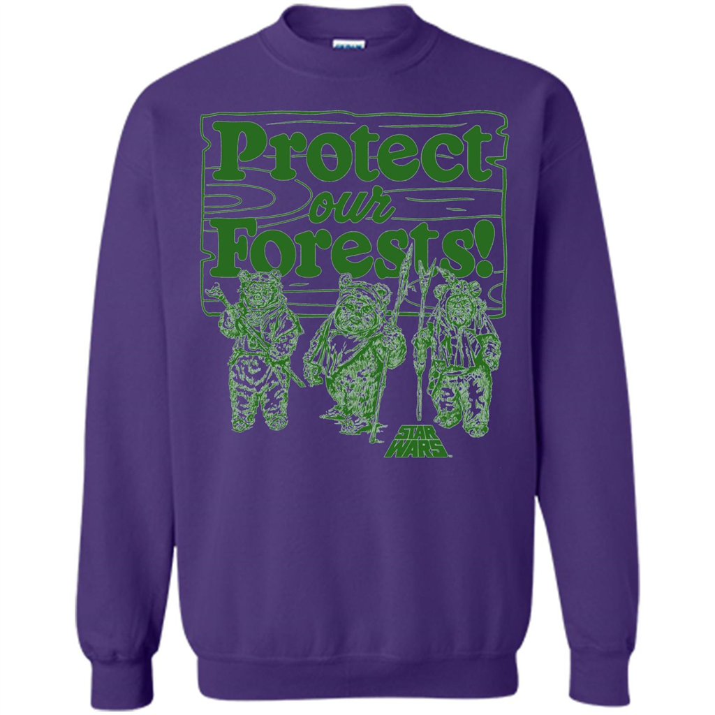 Movies T-shirt Protect Our Forests T-Shirt Purple
