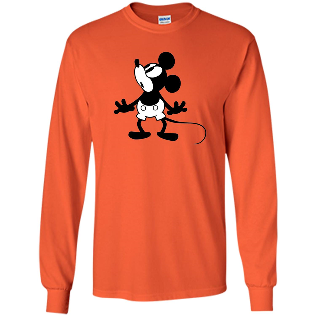Disney Classic Mickey Mouse Graphic T-shirt Orange
