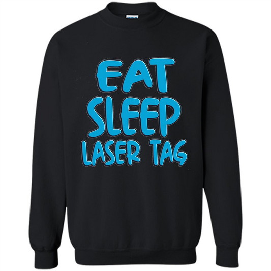 Eat Sleep Laser Tag T-shirt Black