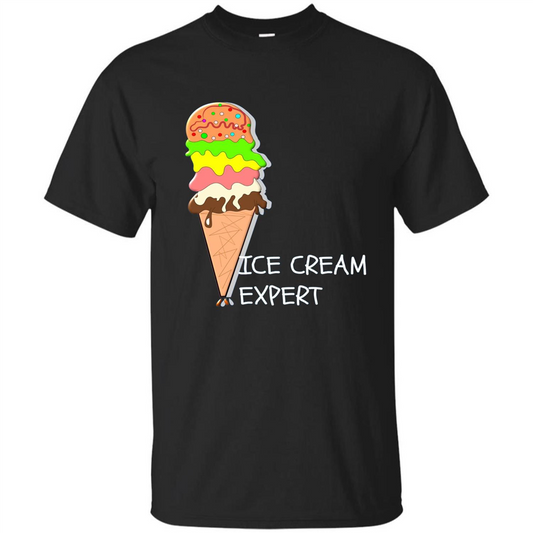 Ice Cream Expert Funny T-Shirt For Ice Cream Lover Royal