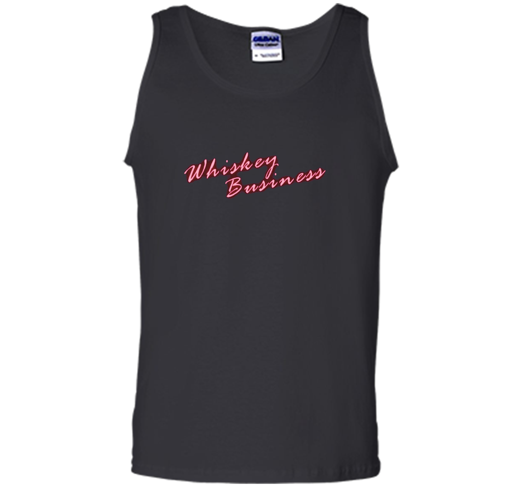 Whiskey Business Drinking 80's T-shirt shirt Black