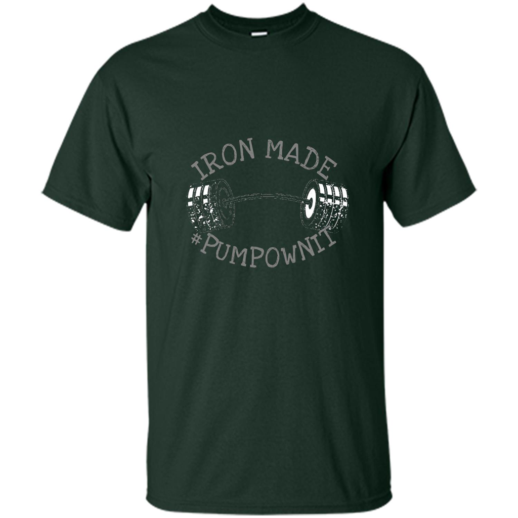 Iron Made Pumpownit Gym T-shirt Forest Green