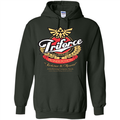 Special Potion Triforce Pilsner Potion T-shirt Forest Green