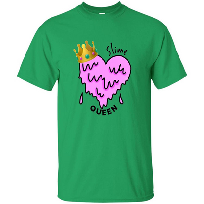 Slime Queen Heart T-Shirt Irish Green