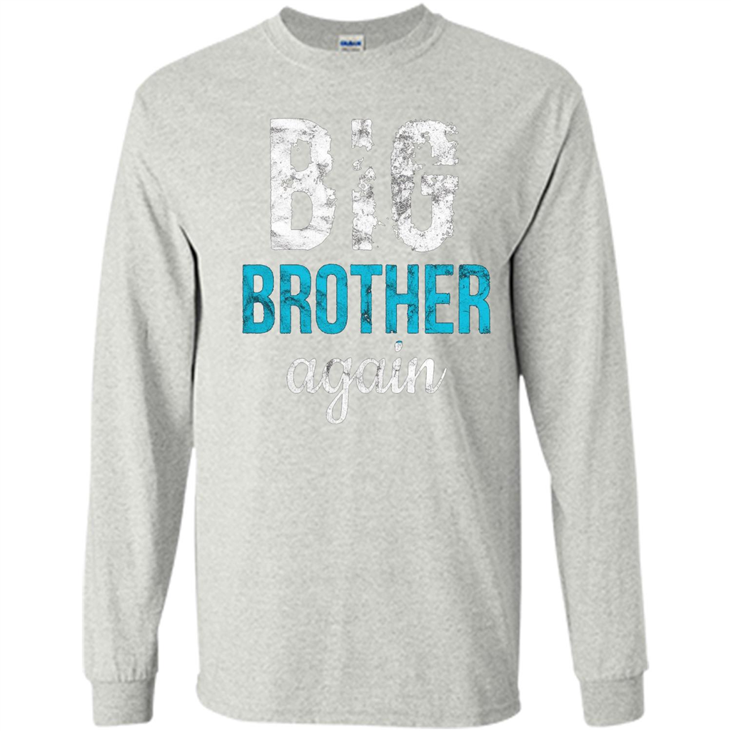 Big Brother Again Distressed T-shirt Ash