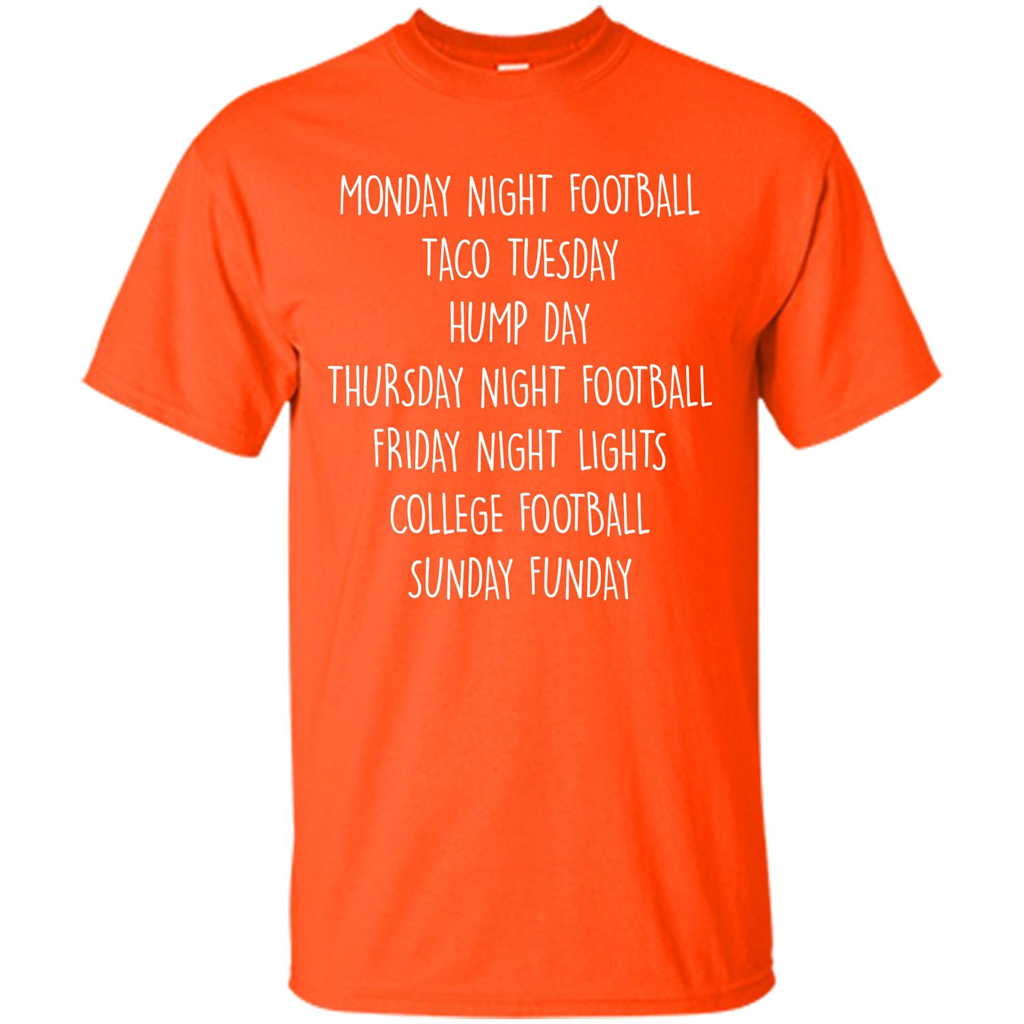 Football T-shirt Monday Night Football Taco Tuesday Orange