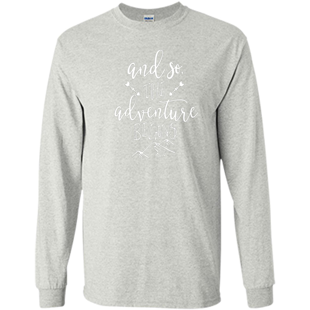 And So the Adventure Begins T-shirt Ash