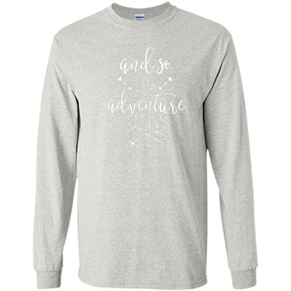 And So the Adventure Begins T-shirt Ash