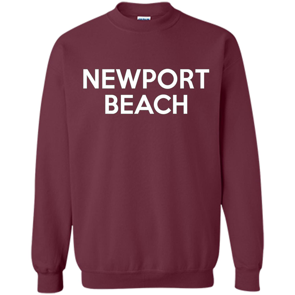 Newport Beach - California T-shirt Maroon