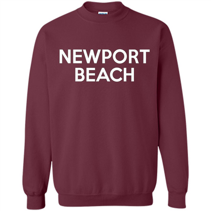 Newport Beach - California T-shirt Maroon