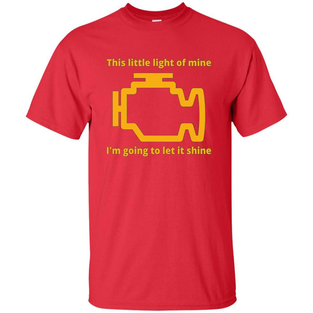 This Little Light Of Mine I'm Going To Let It Shine T-shirt Red