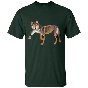 Sea Wolf T-shirt Fish and Wolf