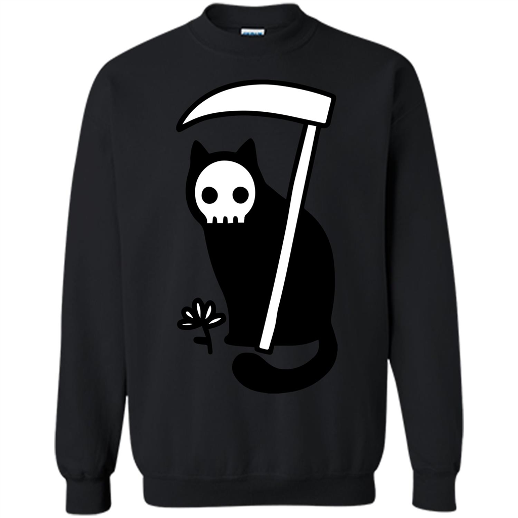 Cat Grimm Reaper T-shirt Black