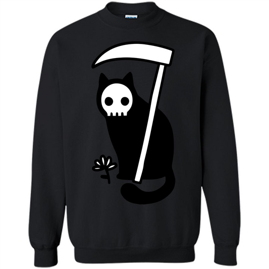 Cat Grimm Reaper T-shirt Black