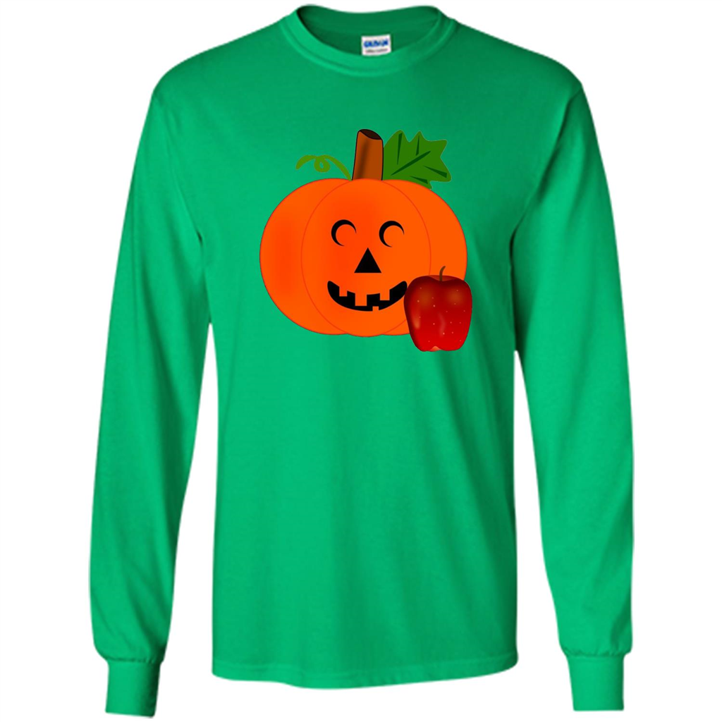 Cute Teacher Pumpkin Apple Halloween Costume T-shirt Irish Green