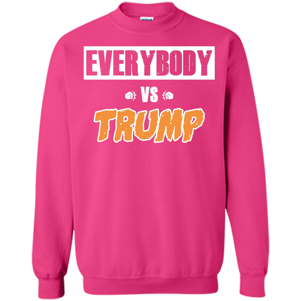 Funny President T-shirt Everybody Vs Trump Heliconia
