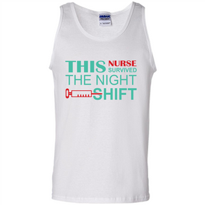 Nurse T-shirt This Nurse Survived  The Night Shift