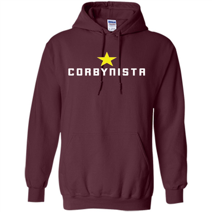 Corbyn T-shirt For Corbynista Labour Supporter Maroon