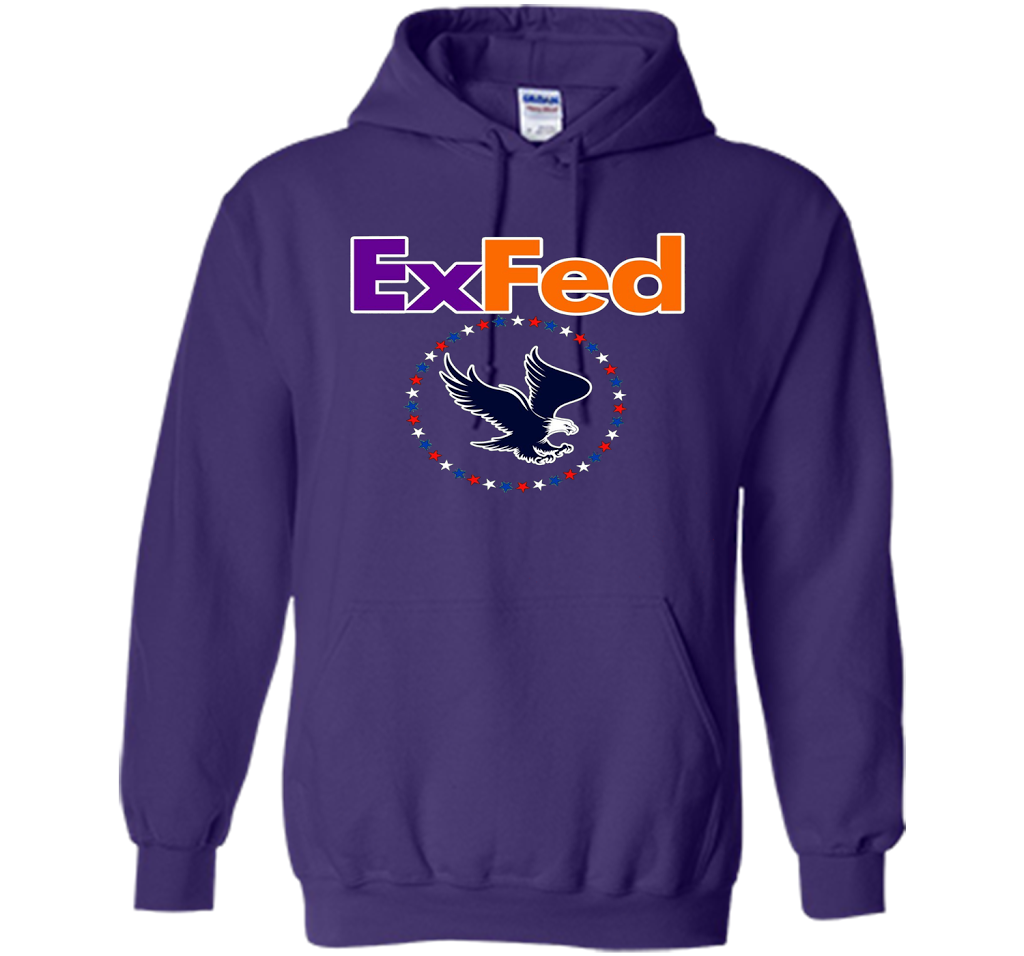 Funny Retired Federal Government Worker EX FED T-shirt t-shirt Purple