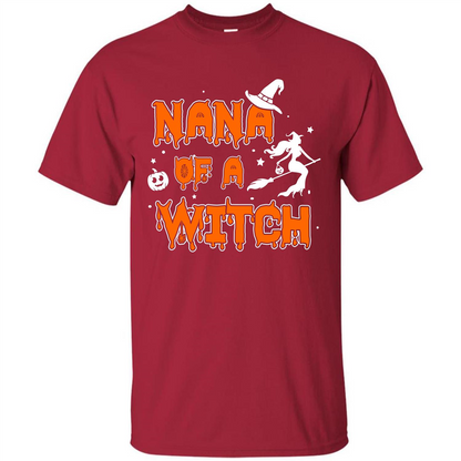 Halloween T-shirt Nana Of A Witch Cardinal