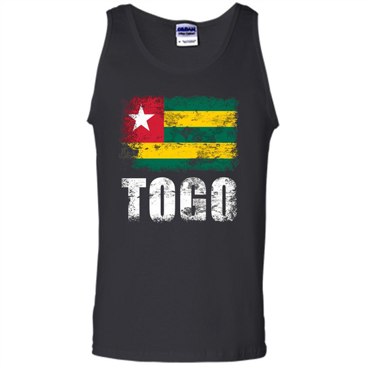 Togo Flag T-Shirt Togolese Republic T-shirt Black