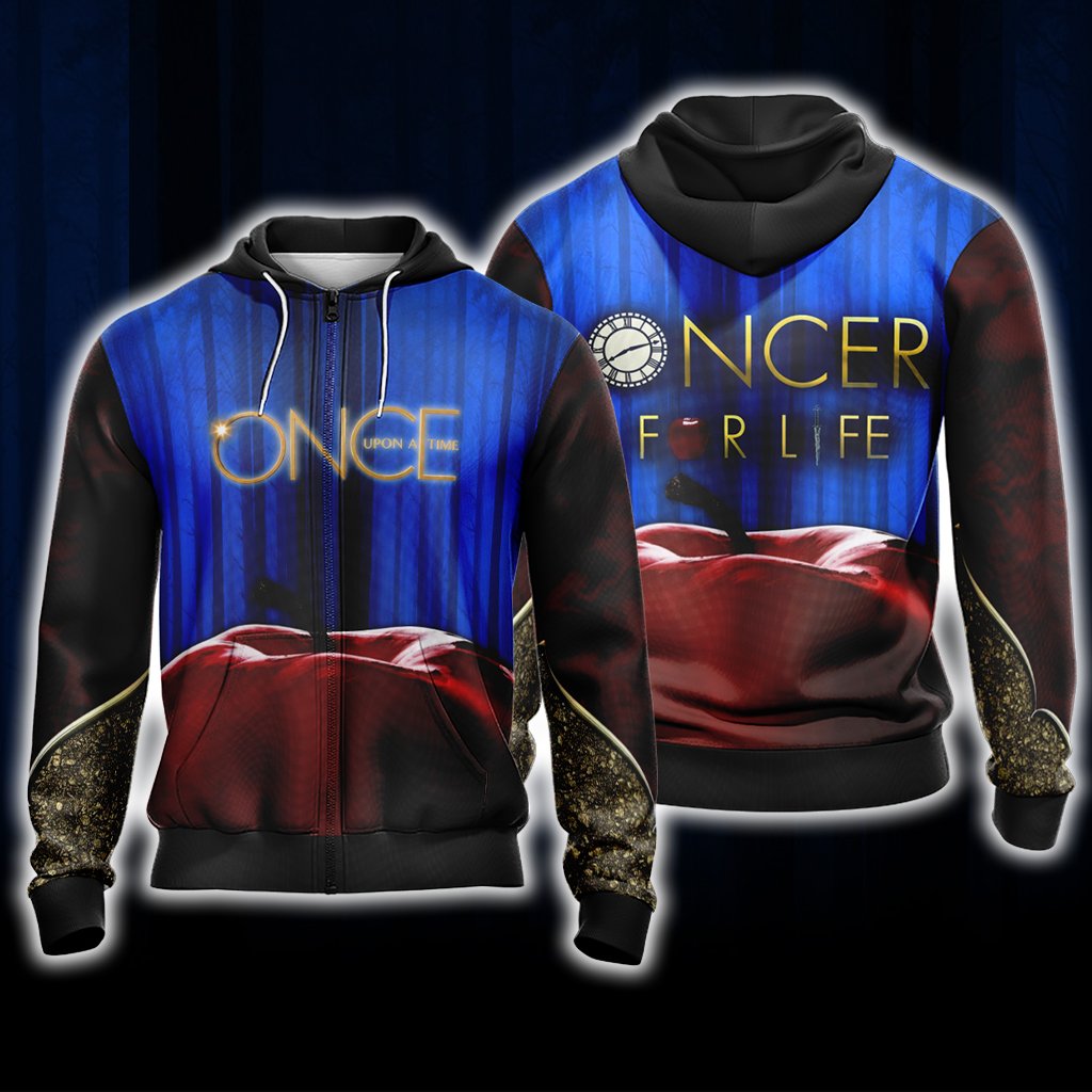 Once Upon A Time (Tv Show) Unisex Zip Up Hoodie