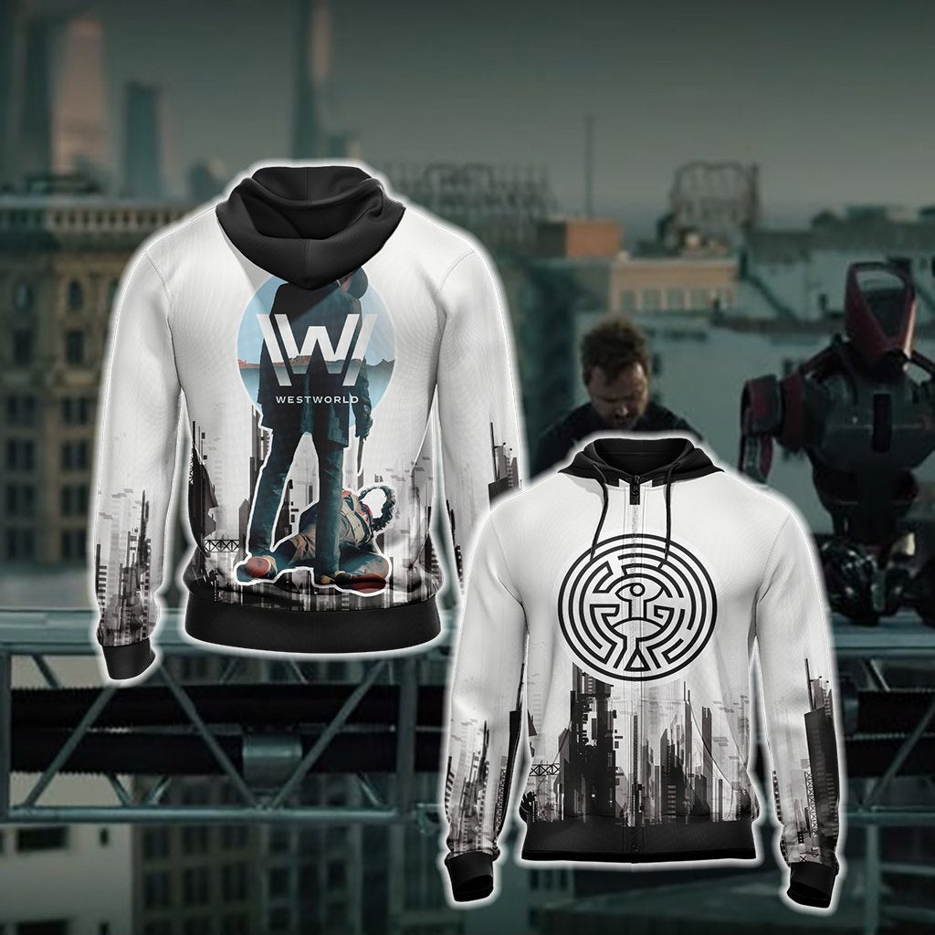 Westworld (TV series) New Unisex Zip Up Hoodie 4XL
