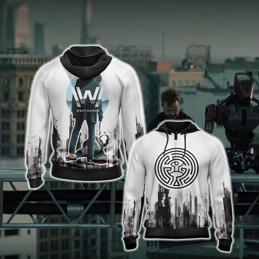 Westworld (TV series) New Unisex Zip Up Hoodie 4XL