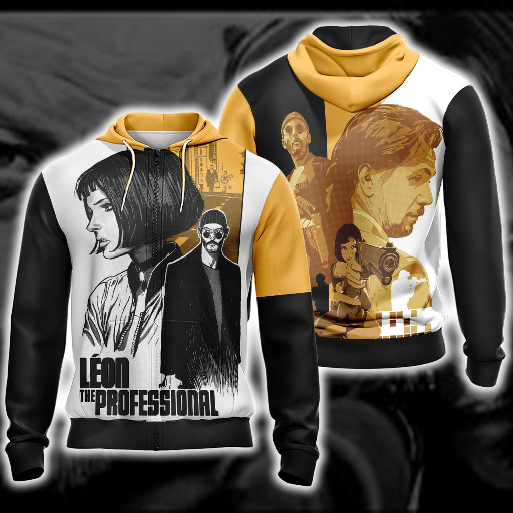 Leon The Professional Unisex Zip Up Hoodie