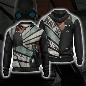 Half-Life New Style Unisex Zip Up Hoodie