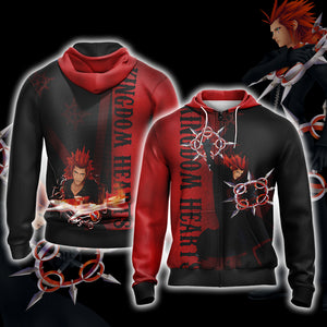 Kingdom Hearts II - Axel Unisex Zip Up Hoodie