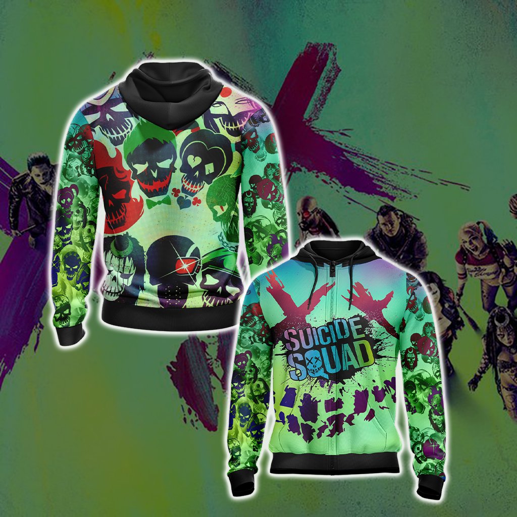 Suicide Squad New Style Zip Up Hoodie
