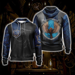 Wise Like A Ravenclaw Harry Potter New Style 1 Unisex Zip Up Hoodie