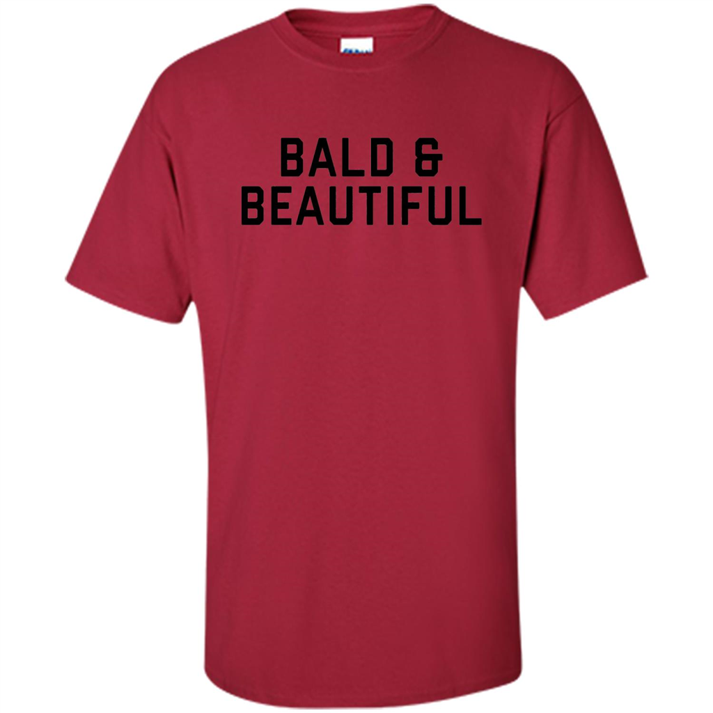 Bald and Beautiful T-shirt Cardinal
