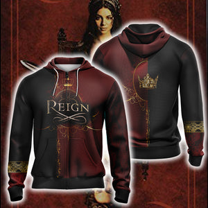 Reign (TV series)  Unisex Zip Up Hoodie Jacket