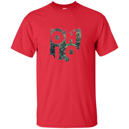 State Of Ohio T-Shirt Distressed with Trees Red