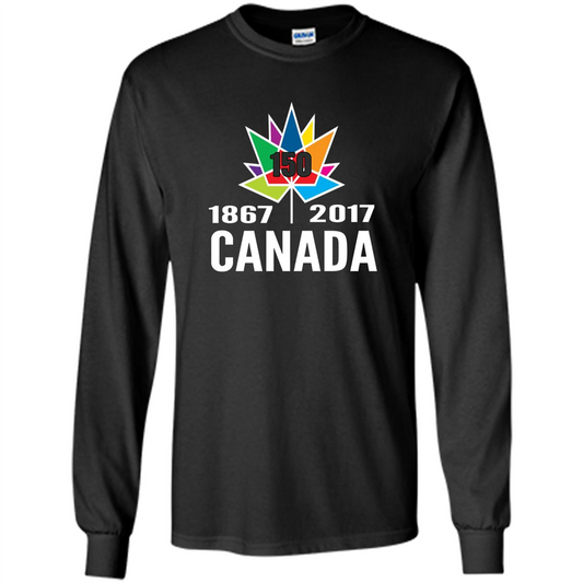 CANADA T-shirts Canada 150 Years Black