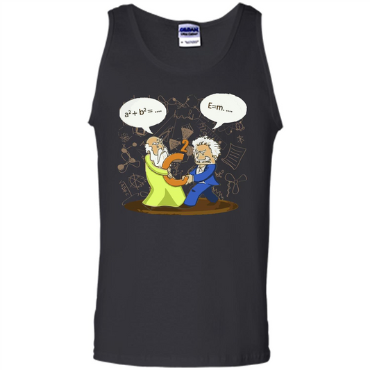 Pythagoras and Einstein T-shirt Black