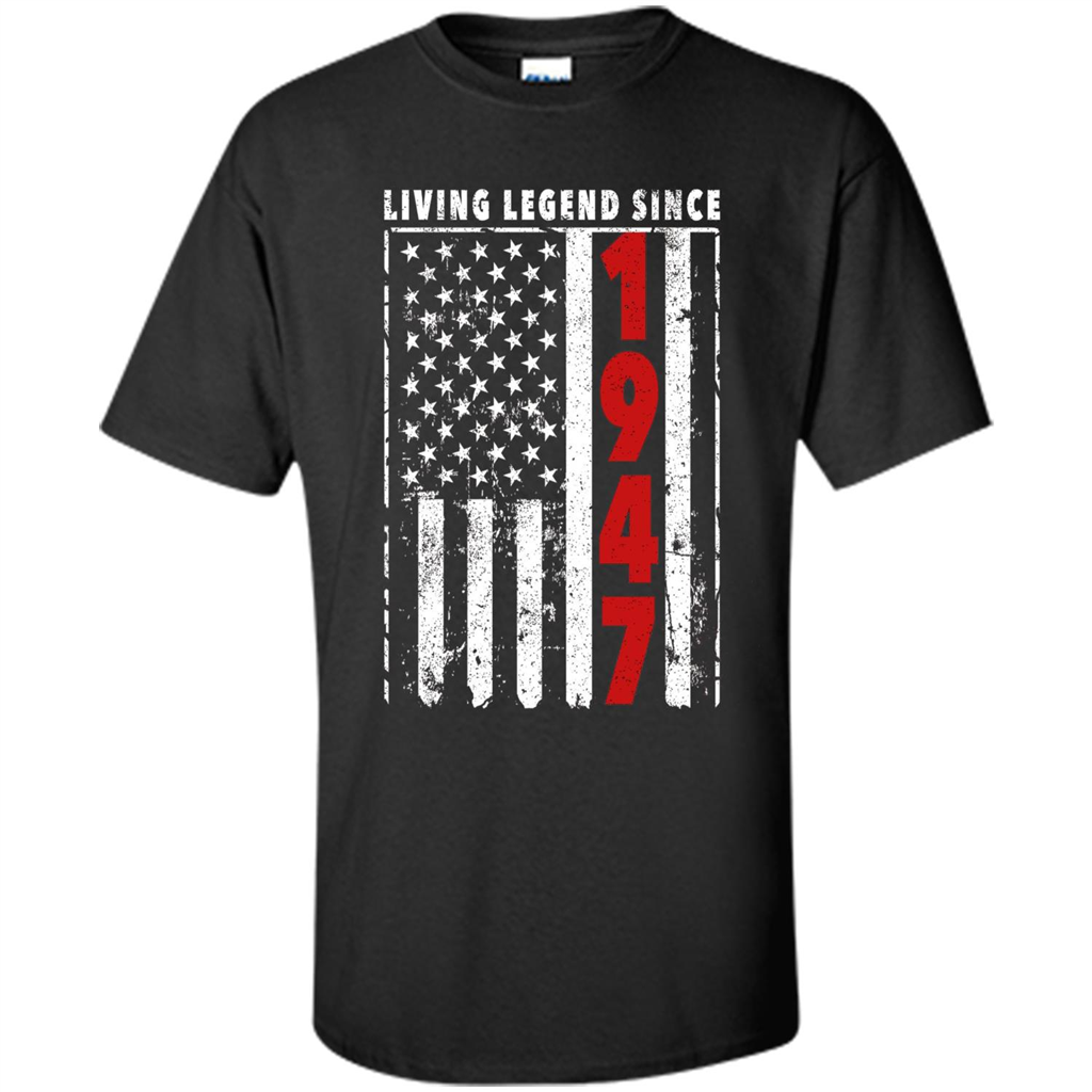 Birthday Gift Ideas 1947. Living Legend Since 1947 Black