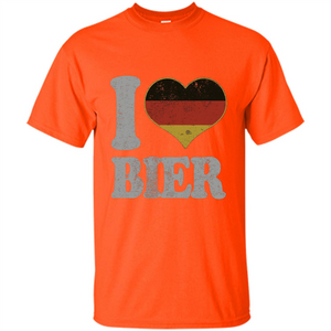 Oktoberfest T Shirt Germany Drinking Beer I Love Bier T-shirt