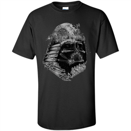 Movie T-shirt Darth Vader Build The Empire Graphic T-shirt Black