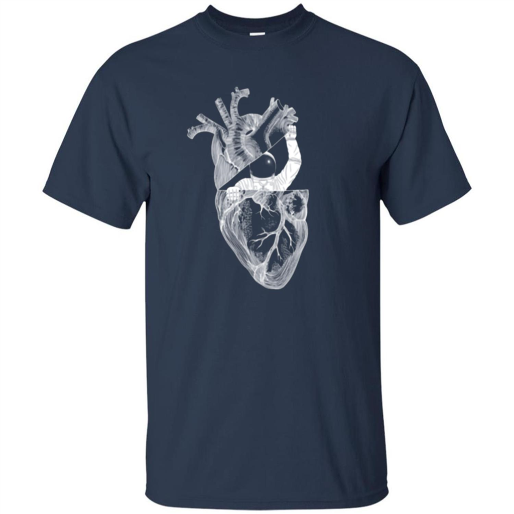 My Space T-shirt Heart T-shirt Navy