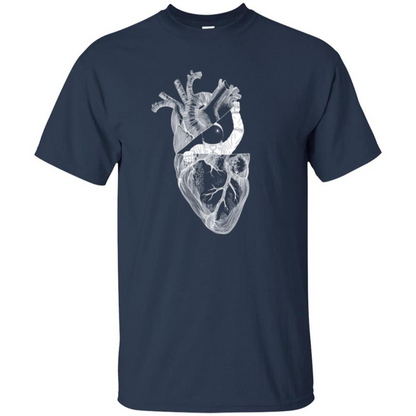 My Space T-shirt Heart T-shirt Navy