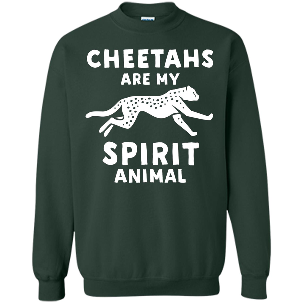 Cheetahs Are My Spirit Animal T-shirt Forest Green